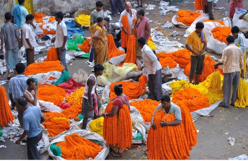 Mercado de Flores Mullik Ghat